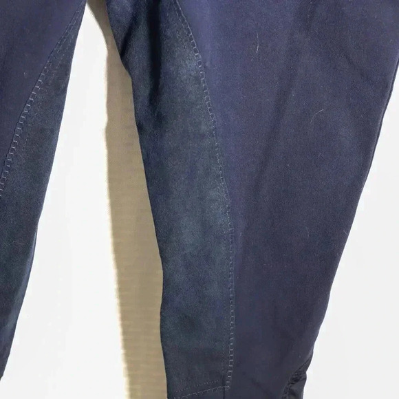 Requisite Size 14 blue/red contrast trim elastic waist  horse riding pants - Picture 3 of 13